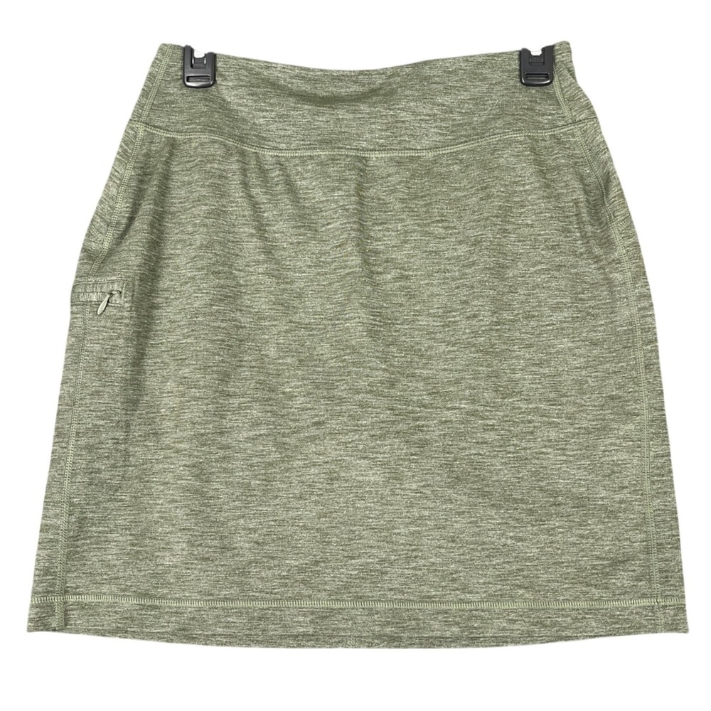 Duluth Trading Co Supplex Knit Active Hiking Skort Zipper Pocket Women XS